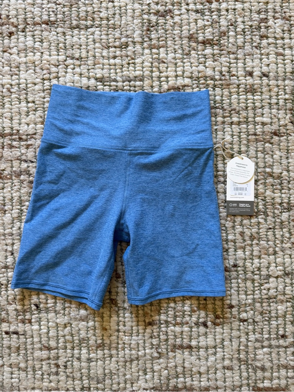 NWT Vuori Clean Elevation Shorty Isle Blue Heather Size S